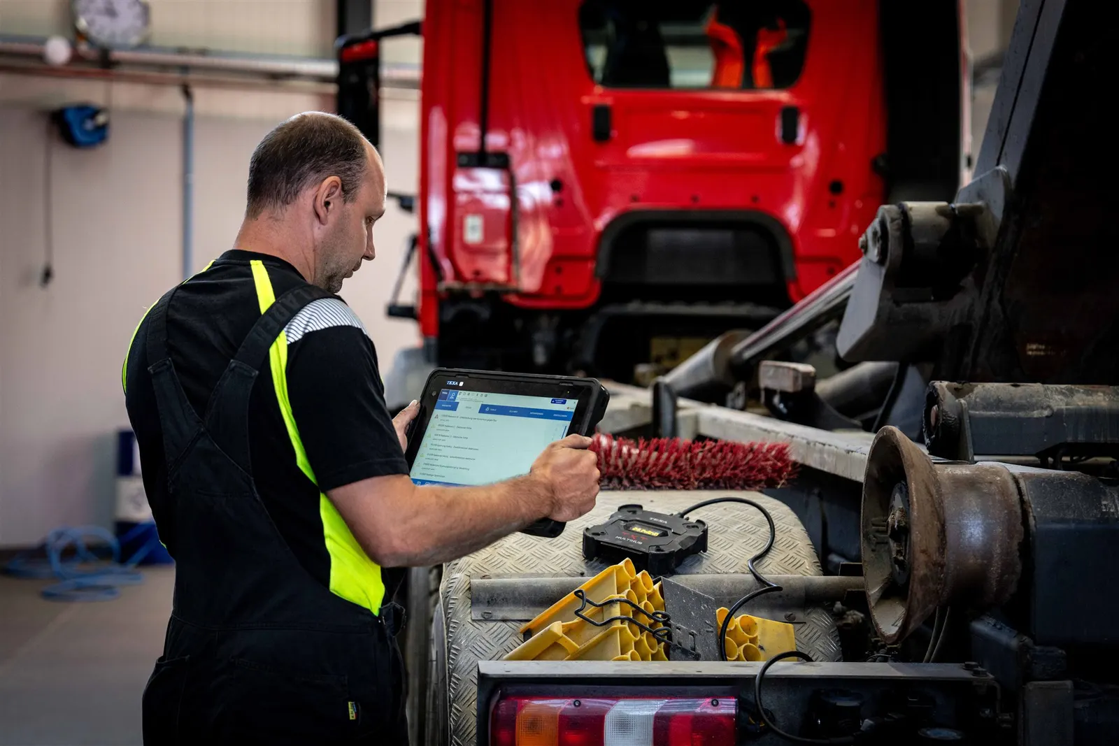 Softwarediagnose mit TEXA am Nutzfahrzeug