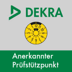 DEKRA – Anerkannter Prüfstützpunkt